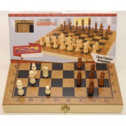 i5-53 Шахи 3 в 1 дерево (48 х 48 см)